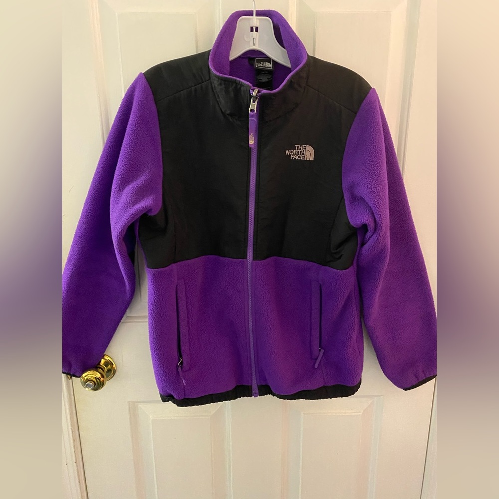 Girls north face Denali jacket size 14/16
